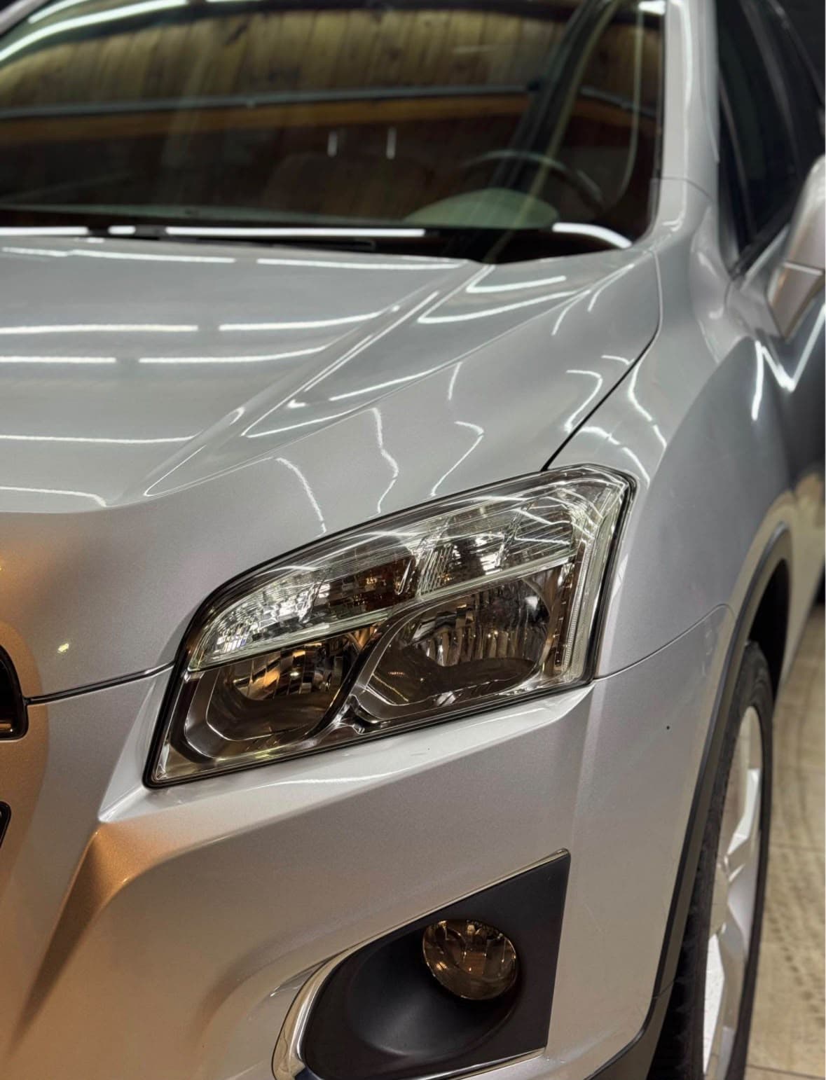 Óptica pulida en Chevrolet Tracker